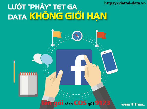 Tổng hợp các gói cước miễn phí Facebook của Viettel